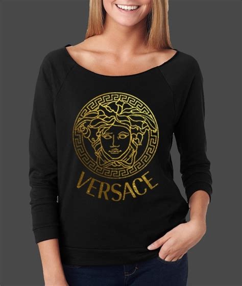 cheap womens versace t shirts|versace long sleeve shirts women's.